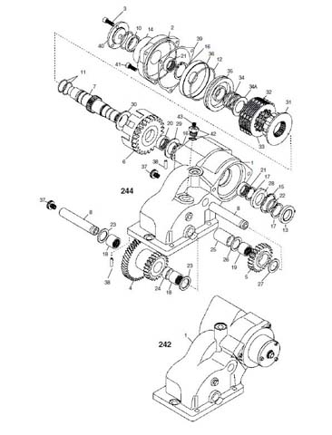 Parker Chelsea 242/244 Series Power Take-Off | Hydradyne LLC